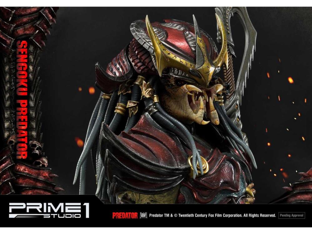 Predator Premium Masterline Sengoku Predator 1/4 Scale Exclusive Statue Gallery Image 13