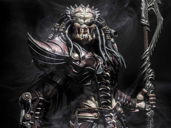 Predator Premium Masterline Sengoku Predator 1/4 Scale Exclusive Statue Gallery Image 1