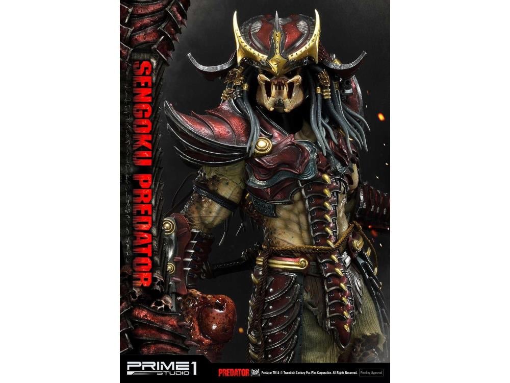 Predator Premium Masterline Sengoku Predator 1/4 Scale Exclusive Statue Gallery Image 10