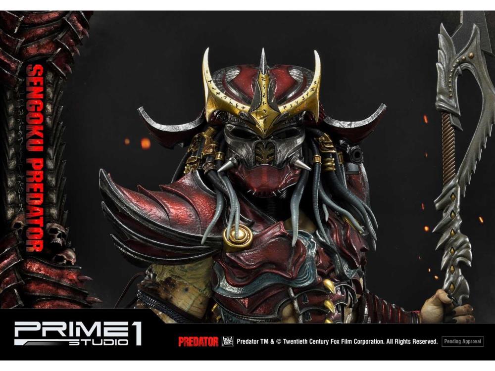 Predator Premium Masterline Sengoku Predator 1/4 Scale Exclusive Statue Gallery Image 15