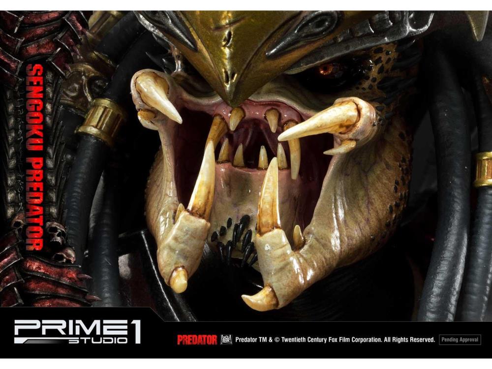 Predator Premium Masterline Sengoku Predator 1/4 Scale Exclusive Statue Gallery Image 14