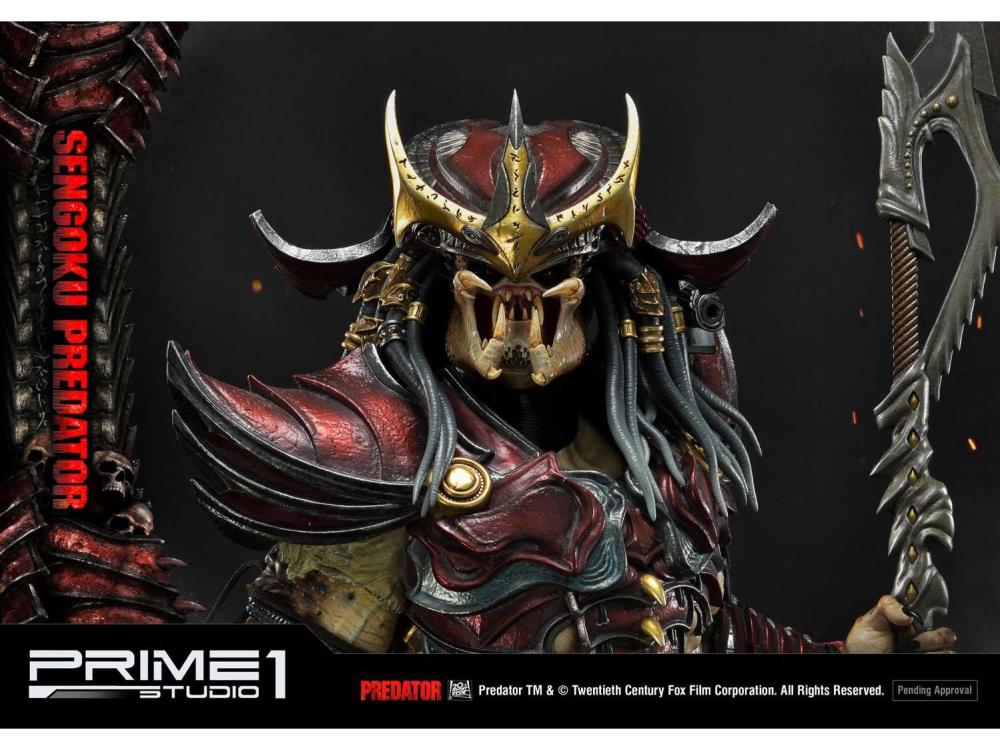 Predator Premium Masterline Sengoku Predator 1/4 Scale Exclusive Statue Gallery Image 11