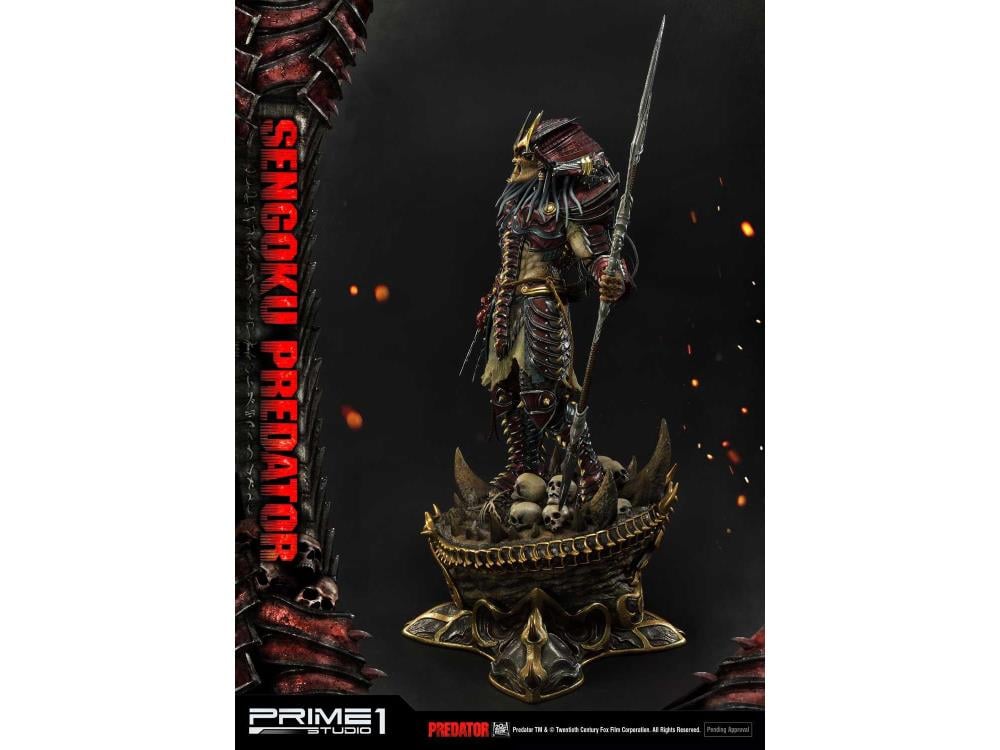 Predator Premium Masterline Sengoku Predator 1/4 Scale Exclusive Statue Gallery Image 5