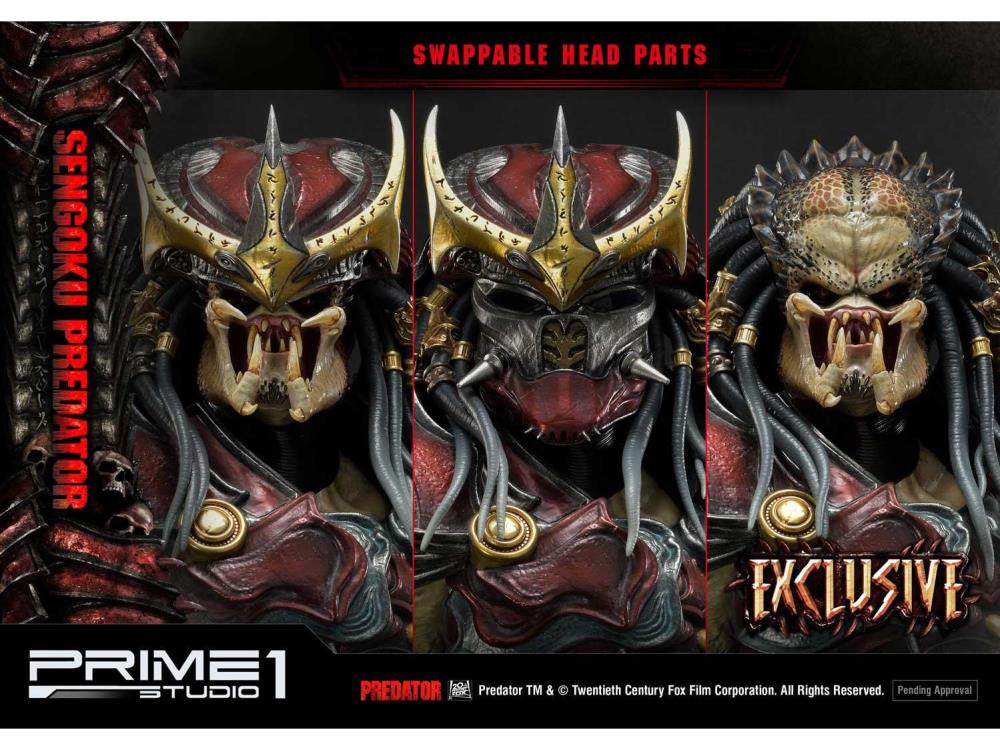 Predator Premium Masterline Sengoku Predator 1/4 Scale Exclusive Statue Gallery Image 33