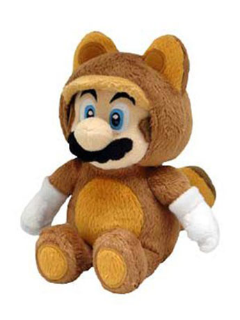 Super Mario Tanooki Mario 10" Plush Gallery Image 2