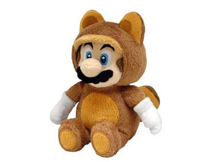 Super Mario Tanooki Mario 10" Plush Gallery Image 1