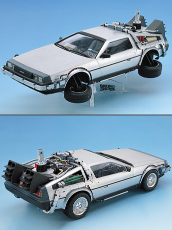 Back to the Future Part II DeLorean 1/24 Scale Model Kit Gallery Image 2