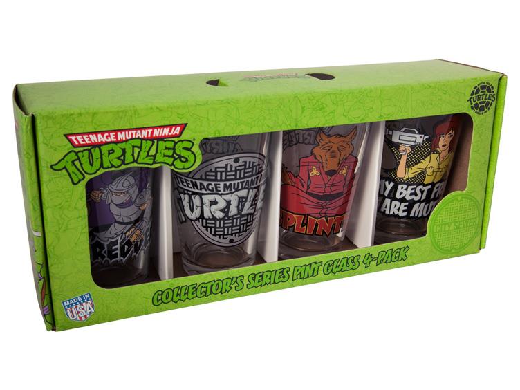 TMNT Friend & Foe Pint Glass Four Pack Gallery Image 2