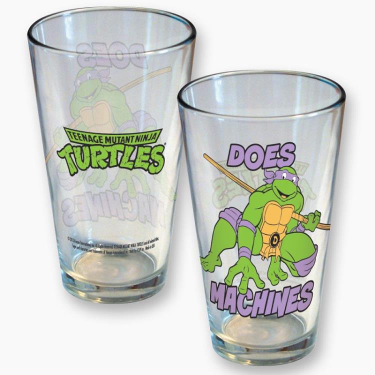 TMNT Phrases Pint Glass Four Pack Gallery Image 4