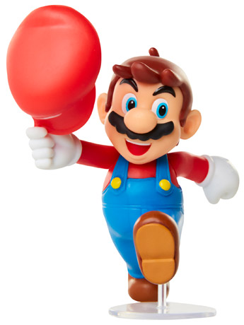 World of Nintendo Mario (Tipping Hat) 2.5-Inch Scale Limited Articulation Figure Gallery Image 2