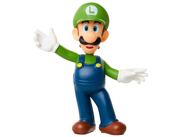 World of Nintendo Luigi (Spread Arms) 2.5-Inch Limited Articulation Figure Gallery Image 1