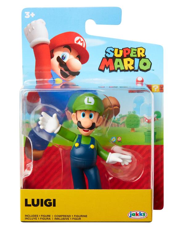 World of Nintendo Luigi (Spread Arms) 2.5-Inch Limited Articulation Figure Gallery Image 3