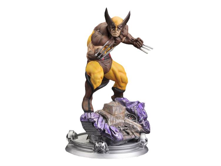 Danger Room Sessions:  Wolverine Brown Costume Fine Art Statue Gallery Image 1