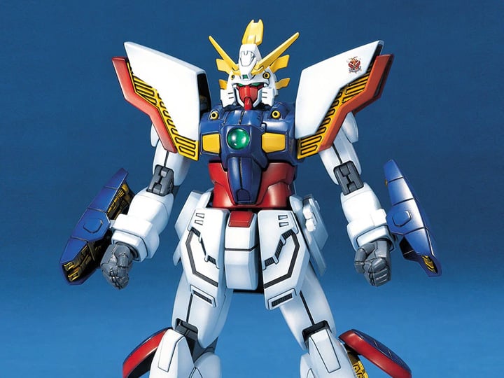 Mobile Fighter G Gundam MG Shining Gundam 1/100 Scale Model Kit Gallery Image 1