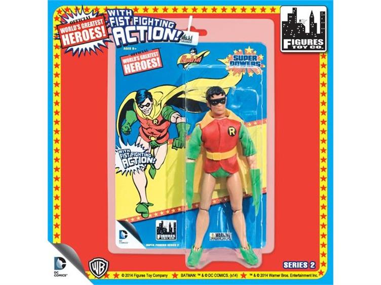 DC World's Greatest Heroes Super Powers Series 2 Robin 8" Retro Figure Gallery Image 1