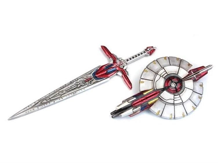 Transformers: Age of Extinction Mecha Nations Optimus Prime Sword of Judgment & Sentinel Shield Gallery Image 1