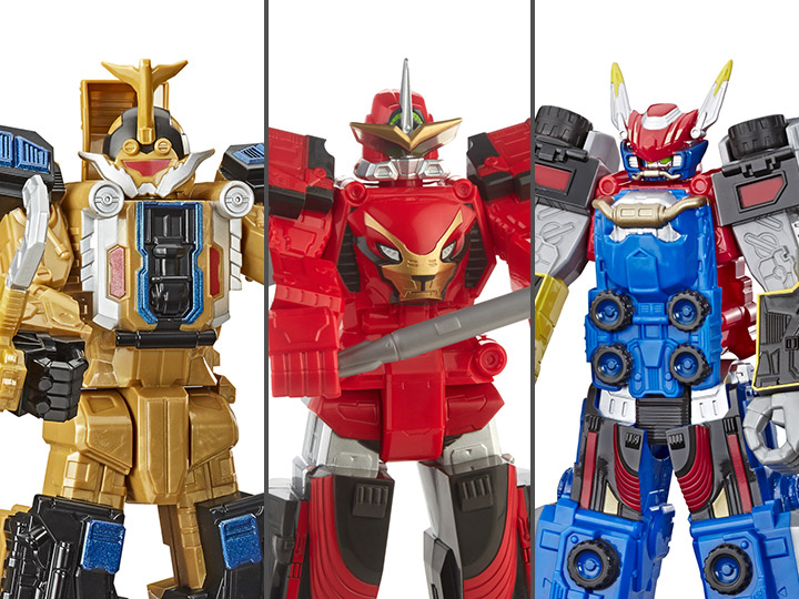Power Rangers Beast Morphers 10" Megazord Wave 2 Set of 3 Figures Gallery Image 1