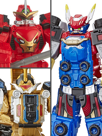 Power Rangers Beast Morphers 10" Megazord Wave 2 Set of 3 Figures Gallery Image 2