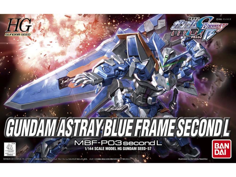 Mobile Suit Gundam SEED HGGS Gundam Astray Blue Frame Second L 1/144 Scale Model Kit Gallery Image 7