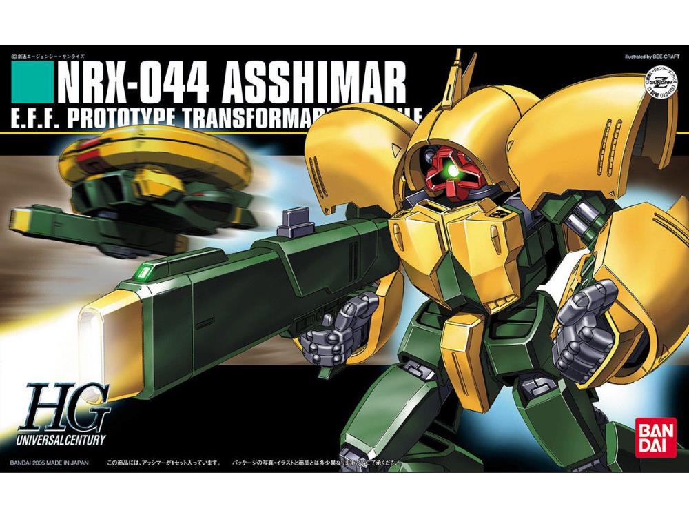 Mobile Suit Zeta Gundam HGUC Asshimar 1/144 Scale Model Kit Gallery Image 7