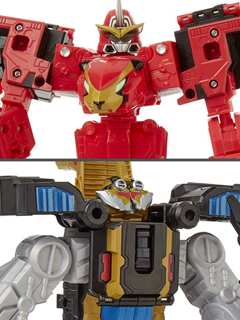 Power Rangers Beast Morphers Beast Zords Set of 2 Triple Converting Figures Gallery Image 2