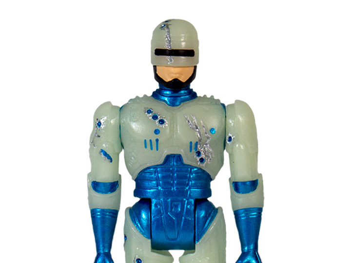 RoboCop ReAction Battle Damaged RoboCop (Glow-In-The-Dark) Figure Gallery Image 1