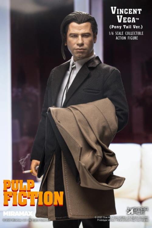 Pulp Fiction Vincent Vega (Pony Tail Ver.) Deluxe 1/6 Scale Figure Gallery Image 5