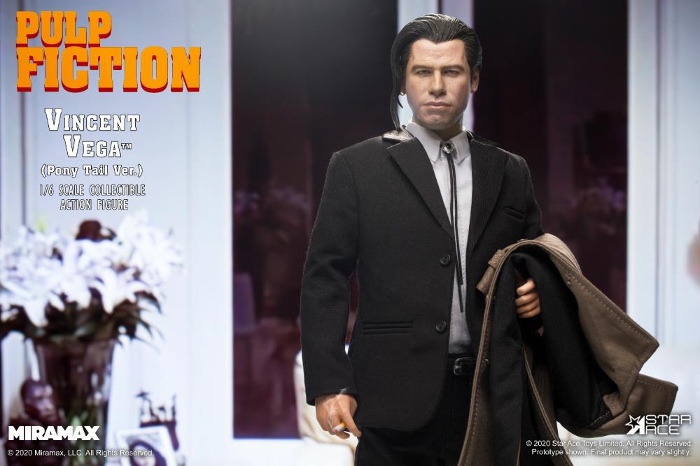 Pulp Fiction Vincent Vega (Pony Tail Ver.) Deluxe 1/6 Scale Figure Gallery Image 4