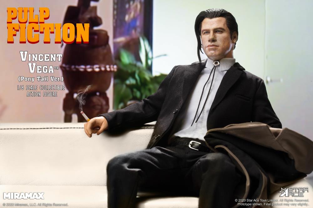 Pulp Fiction Vincent Vega (Pony Tail Ver.) Deluxe 1/6 Scale Figure Gallery Image 9