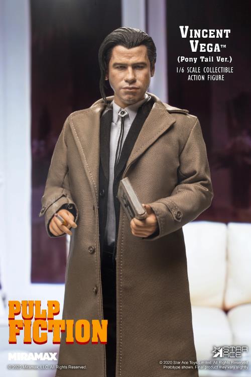 Pulp Fiction Vincent Vega (Pony Tail Ver.) Deluxe 1/6 Scale Figure Gallery Image 6