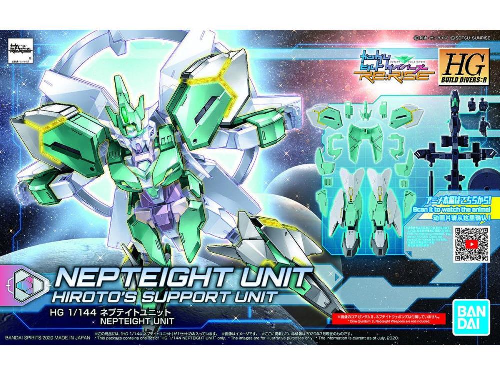 Gundam Build Divers Re: Rise HGBD:R Nepteight Hiroto's Support Unit 1/144 Scale Accessory Set Gallery Image 7