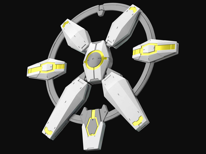 Gundam Build Divers Re: Rise HGBD:R Nepteight Weapons Support 1/144 Scale Accessory Set Gallery Image 1