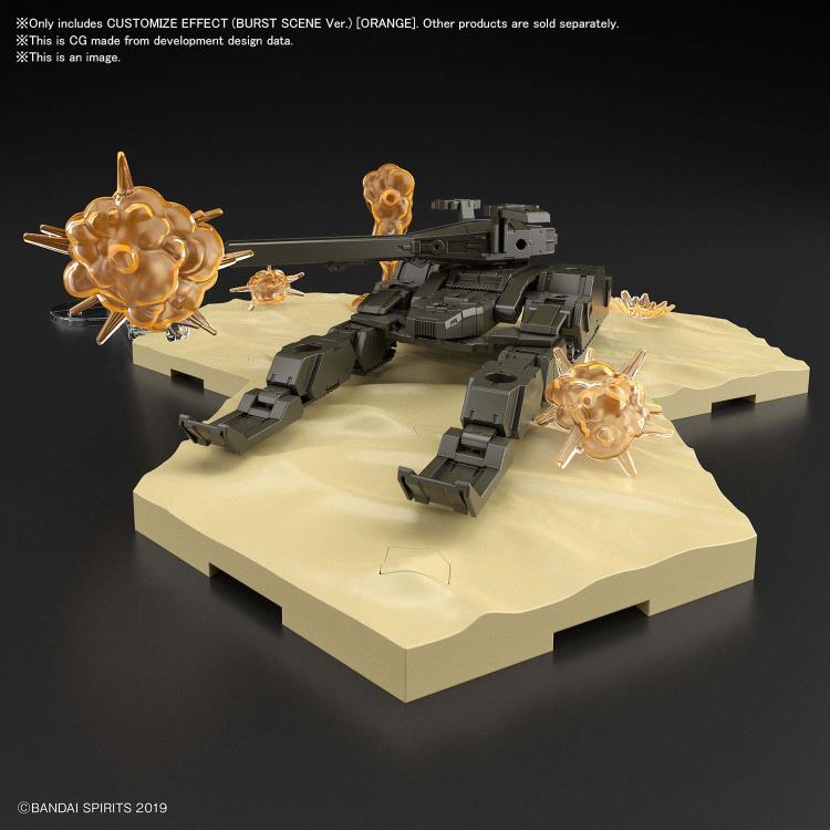 30 Minutes Missions #02 Customize Effect Burst Scene (Orange) Accessory Set Gallery Image 5