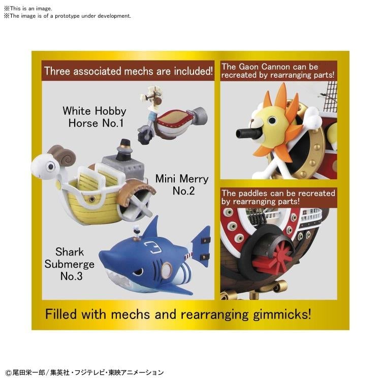 One Piece Sailing Ship Collection Thousand Sunny (Wano Country Ver.) Model Kit Gallery Image 4