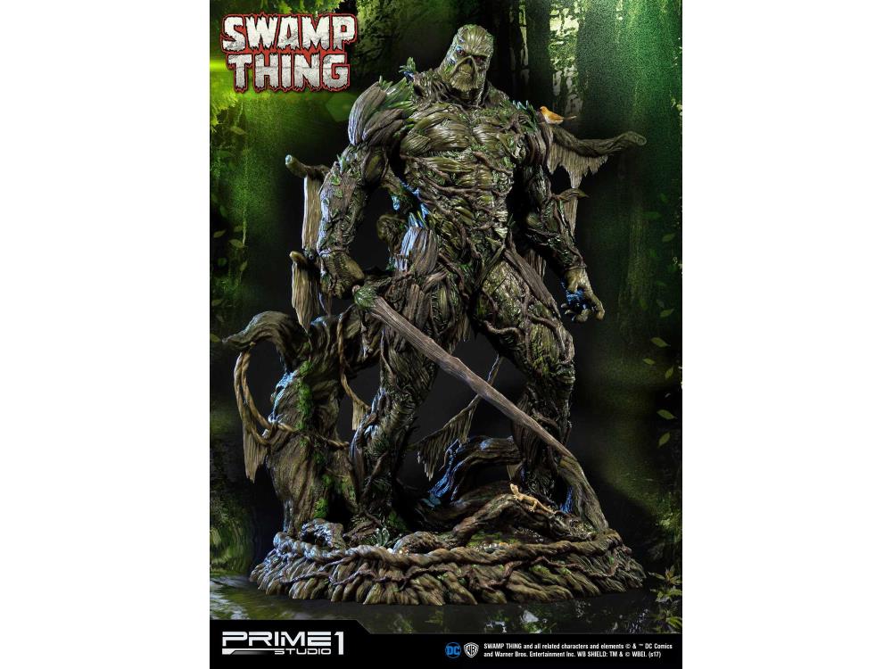 DC Comics Museum Masterline Swamp Thing Deluxe 1/3 Scale Statue Gallery Image 4