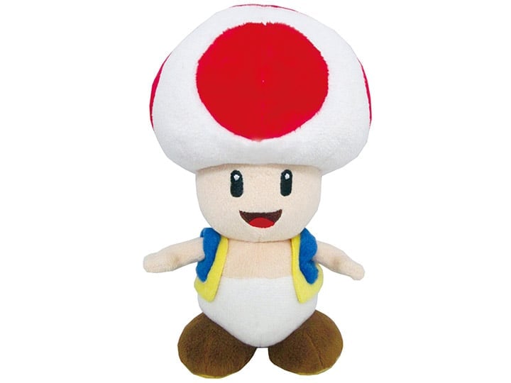Super Mario Toad 8" Plush Gallery Image 1