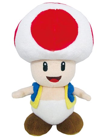 Super Mario Toad 8" Plush Gallery Image 2