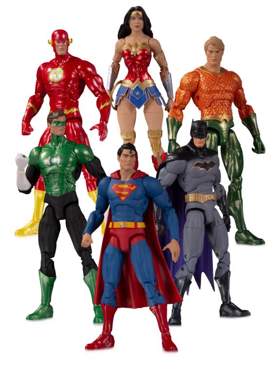 DC Essentials Justice League Figure Six-Pack Gallery Image 3