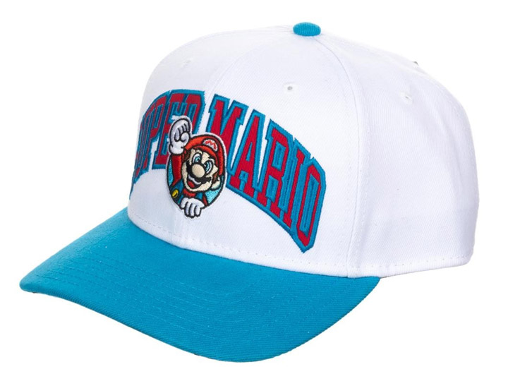 Super Mario Pre-curved Snapback Hat Gallery Image 1