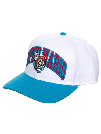 Super Mario Pre-curved Snapback Hat Gallery Image 2