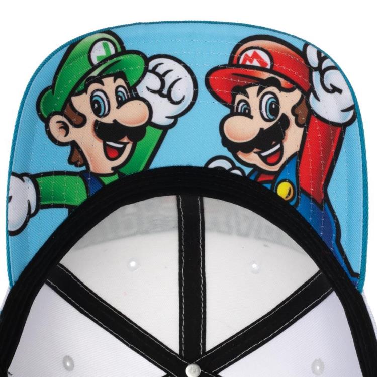 Super Mario Pre-curved Snapback Hat Gallery Image 6