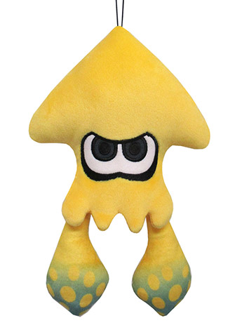 Splatoon Yellow Inkling Squid 9" Plush Gallery Image 2
