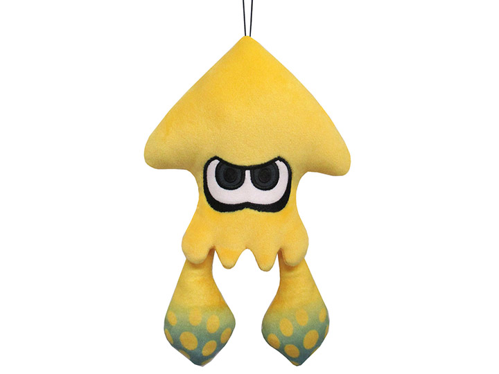 Splatoon Yellow Inkling Squid 9" Plush Gallery Image 1