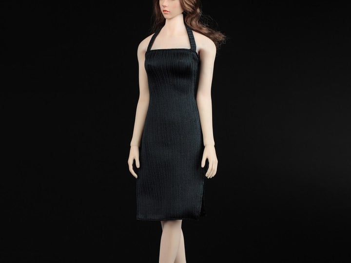 Women's Slit Dress (Black) 1/6 Scale Accessory Set Gallery Image 1