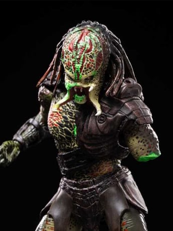Predators Berserker Predator (Battle Damaged) 1:18 Scale PX Previews Exclusive Action Figure Gallery Image 2