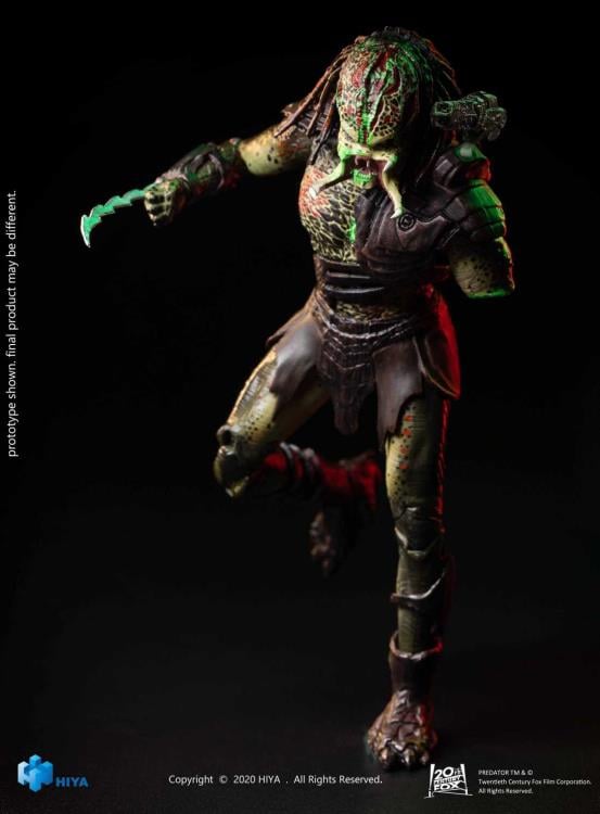 Predators Berserker Predator (Battle Damaged) 1:18 Scale PX Previews Exclusive Action Figure Gallery Image 9