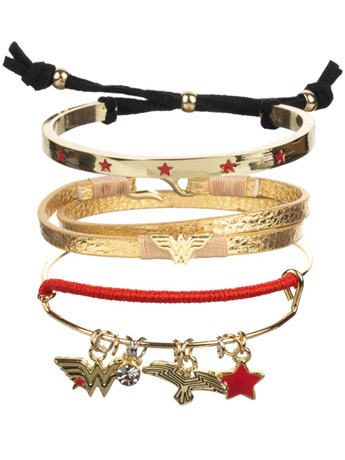 Wonder Woman Bracelet Set Gallery Image 2