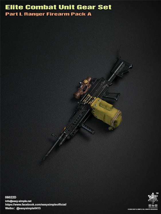 Elite Combat Unit Gear Part I Ranger Firearm Pack A (06022D) 1/6 Scale Weapon Set Gallery Image 6