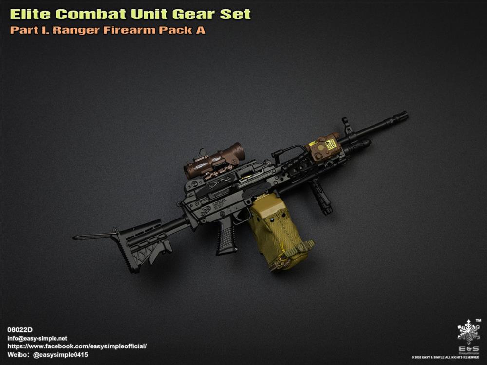 Elite Combat Unit Gear Part I Ranger Firearm Pack A (06022D) 1/6 Scale Weapon Set Gallery Image 3