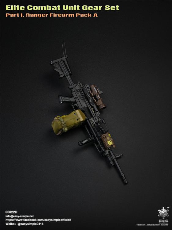 Elite Combat Unit Gear Part I Ranger Firearm Pack A (06022D) 1/6 Scale Weapon Set Gallery Image 4
